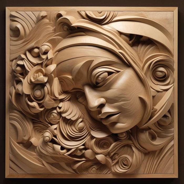 نموذج ثلاثي الأبعاد لآلة CNC 3D Art 